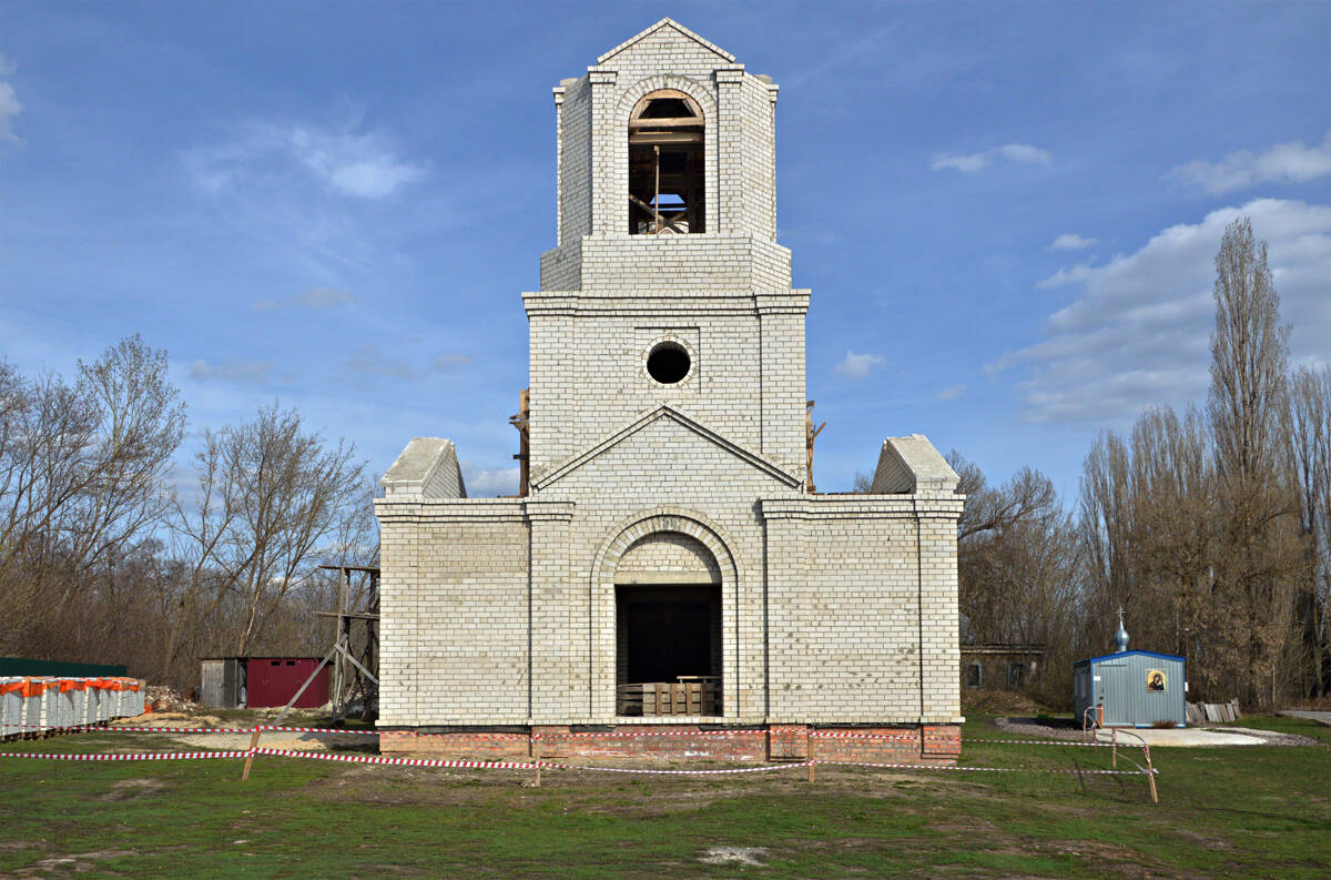 Церковь Казанской иконы Божией Матери (новая), Макарье (Новоусманский район, Воронежская область). документальные фотографии