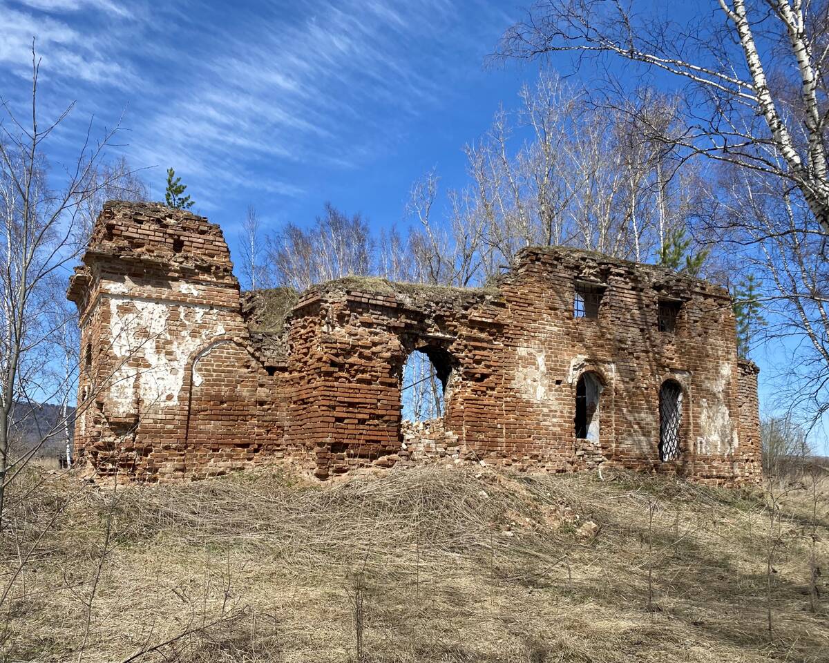 Церковь Михаила Архангела, Курбатово (Балахтинский район, Красноярский край). фасады, Южный фасад