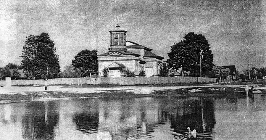 Церковь Георгия Победоносца, Ленино (Слуцкий район, Беларусь, Минская область). архивная фотография, Фото 1960-х годов из приходского архива