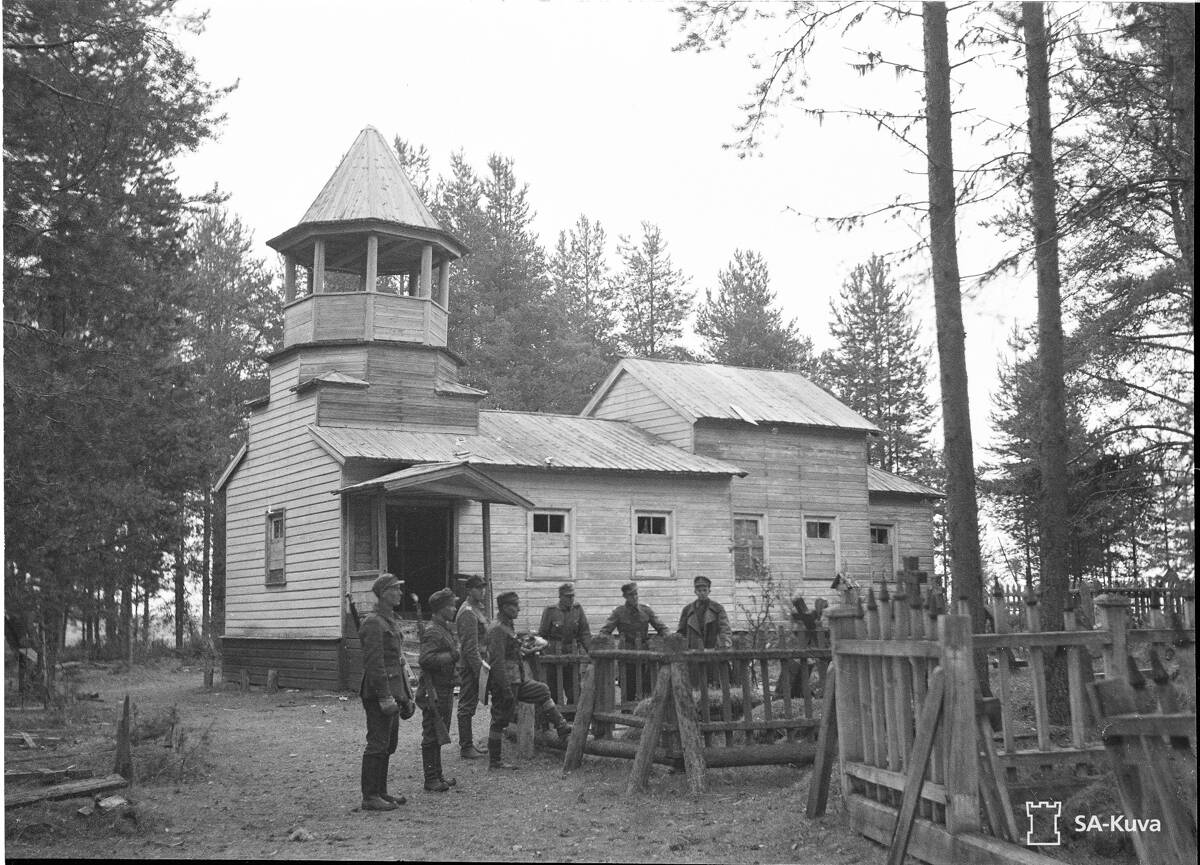 Ругозеро. Церковь Спаса Преображения. архивная фотография