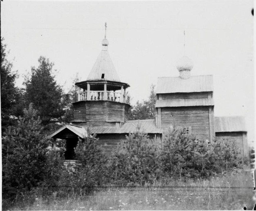 Ругозеро. Церковь Спаса Преображения. архивная фотография, Фото 1894 г.