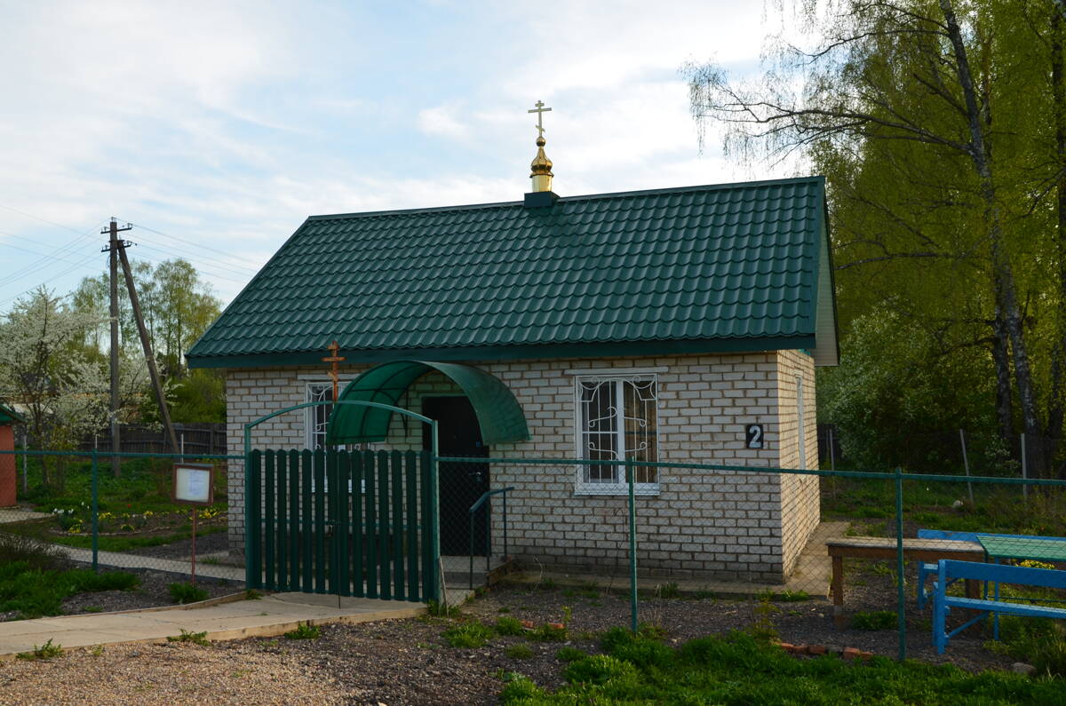 Шокино. Церковь Августовской иконы Божией Матери. фасады