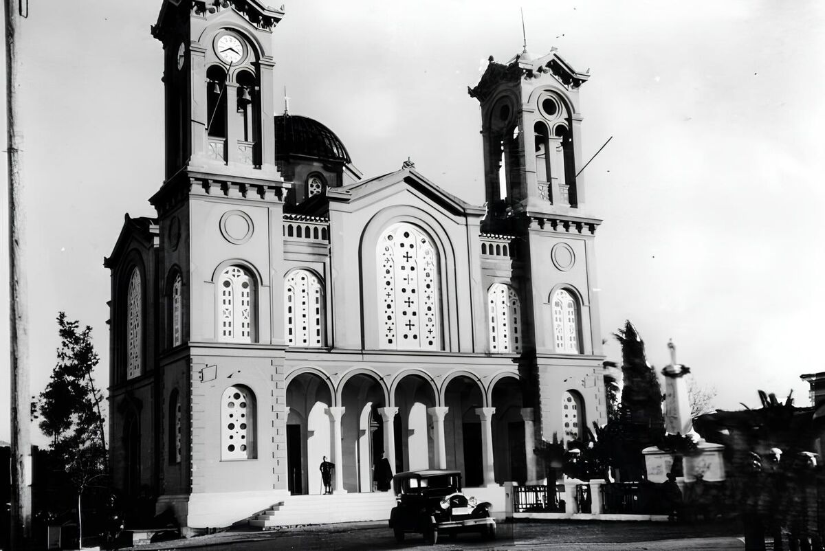 Кератея. Церковь Димитрия Солунского. архивная фотография, Фото 1920-х годов из приходского архива