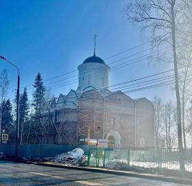 Нижний Новгород. Церковь Владимира равноапостольного на Анкудиновском шоссе (строящаяся)