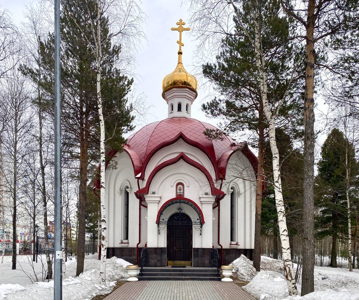 Сургут. Церковь Каллиника I, патриарха Константинопольского. фасады, Вид с запада