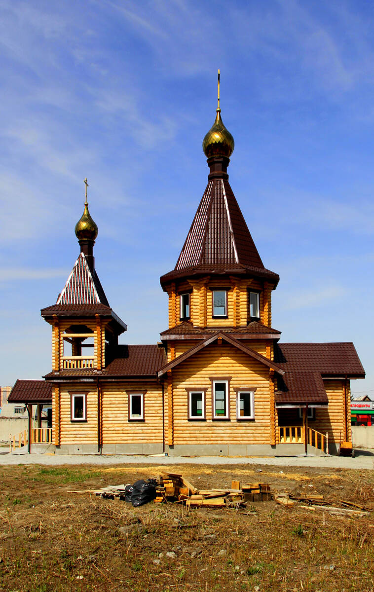 Церковь Петра и Февронии в Южно-Чемском, Новосибирск (Новосибирск, город, Новосибирская область). фасады, Южный фасад