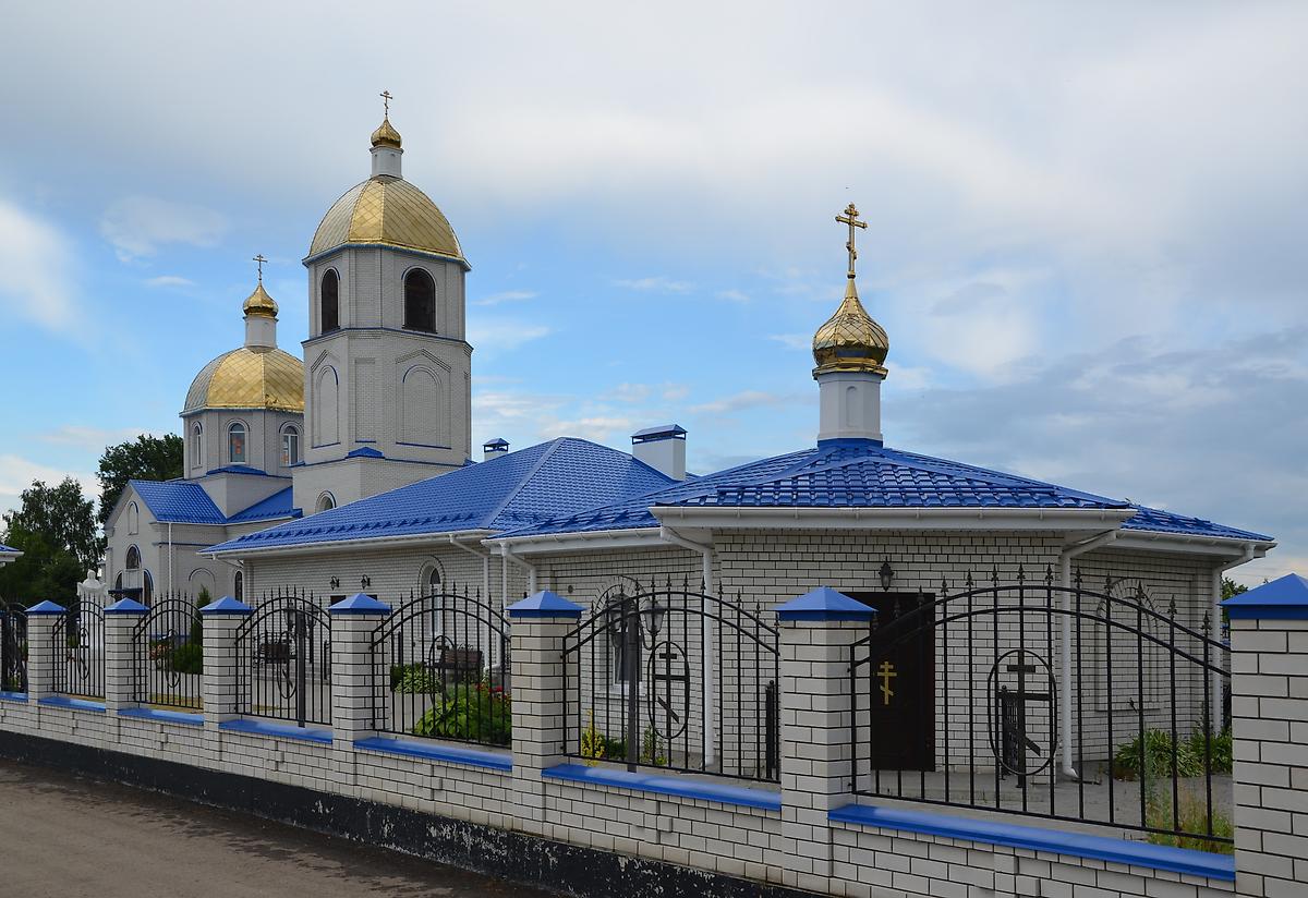 фасады. Церковь Покрова Пресвятой Богородицы, Большая Кузьминка (Липецкий район, Липецкая область)