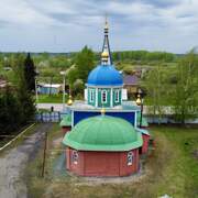 Монастырь в честь Всех Святых в земле Сибирской просиявших. Церковь Всех Святых в земле Сибирской просиявших, Восточный фасад<br>, Черепаново, Черепановский район, Новосибирская область