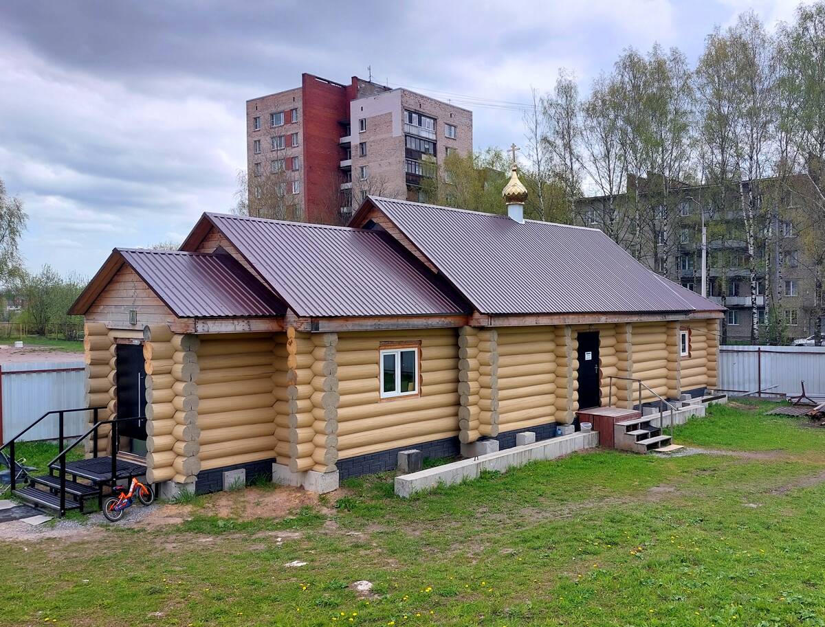 Церковь Воскресения Христова в посёлке Металлострой (временная), Металлострой (Санкт-Петербург, Колпинский район, г. Санкт-Петербург). фасады