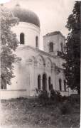 Церковь Преображения Господня, Фото 1951 г. . Госкаталог 36046597. Брянский государственный краеведческий музей<br>, Рёвны, Навлинский район, Брянская область