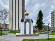 Часовня иконы Божией Матери "Знамение" в Знаменском квартале, Северный фасад <br>, Новосибирск, Новосибирск, город, Новосибирская область
