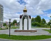 Часовня иконы Божией Матери "Знамение" в Знаменском квартале, Южный фасад<br>, Новосибирск, Новосибирск, город, Новосибирская область