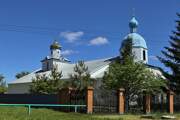 Церковь Покрова Пресвятой Богородицы, Вид с юго-запада<br>, Новотроицкое, Омский район, Омская область
