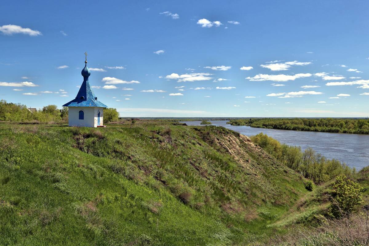 Часовня Успения Пресвятой Богородицы, Новотроицкое (Омский район, Омская область). художественные фотографии