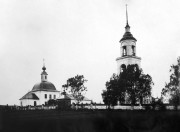 Храмовый комплекс. Церкви Воскресения Христова и Спаса Нерукотворного Образа, Фото С.А.Орлова нач. XX в. Фотоархив ИИМК РАН. с сайта http://www.old-churches.ru/ga_064.htm<br>, Бартеневщина, Галичский район, Костромская область