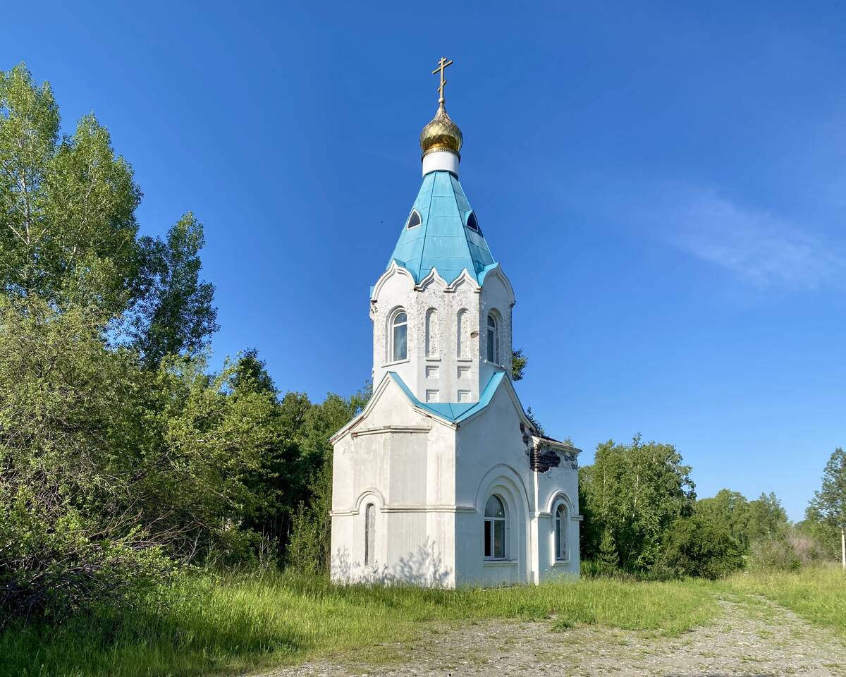 Неизвестная часовня, Новоенисейка (Бейский район, Республика Хакасия). фасады, Восточный фасад