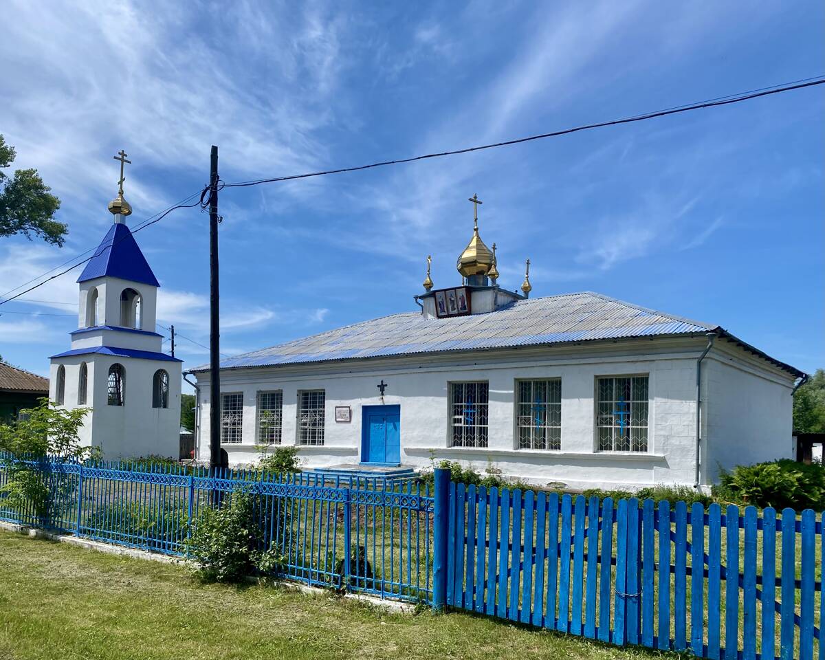 Церковь Илии Пророка (новая), Каптырево (Шушенский район, Красноярский край). фасады, Вид с востока