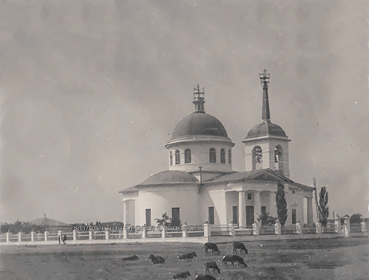 Собор Вознесения Господня, Чёрный Яр (Черноярский район, Астраханская область). архивная фотография, Старинное фото