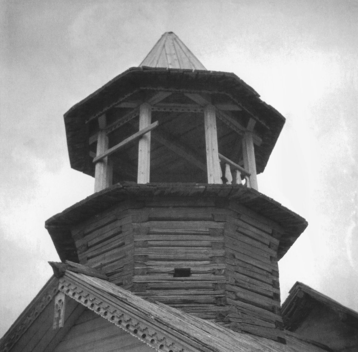 Фото 1944 года из фондов Kansallisarkisto. Автор Lars Pettersson, архивная фотография. Часовня Флора и Лавра, Кузаранда (Мяльзино) (Медвежьегорский район, Республика Карелия)