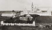 Мологский Афанасьевский монастырь.Церковь Усекновения главы Иоанна Предтечи, Вид Афанасьевского монастыря в Мологе. Дата съемки: 1895 - 1904. Церковь Усекновения главы Иоанна Предтечи на переднем плане. https://russiainphoto.ru/photos/51964/?ysclid=lyn9wo8c9l357725143<br>, Молога (акватория Рыбинского водохранилища), Рыбинский район, Ярославская область