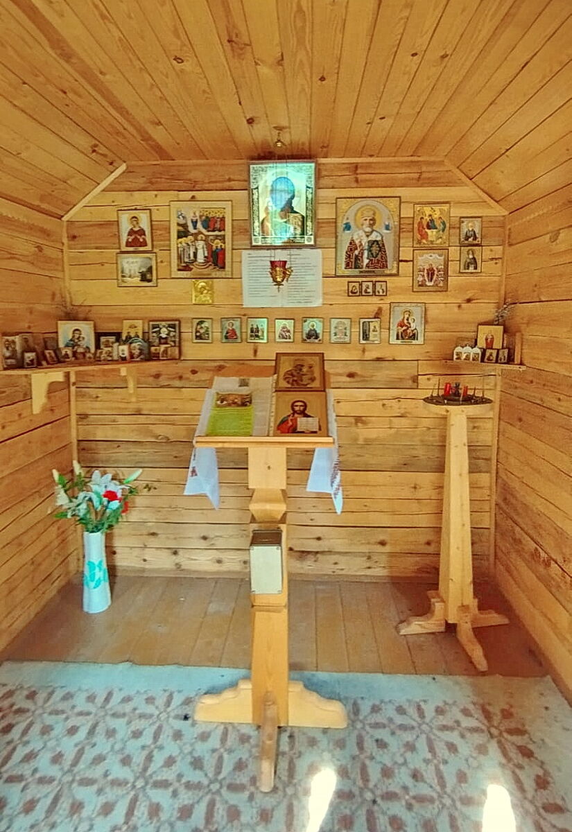 Часовня Иоакима и Анны, Верхняя Ламба (Кондопожский район, Республика Карелия). интерьер и убранство