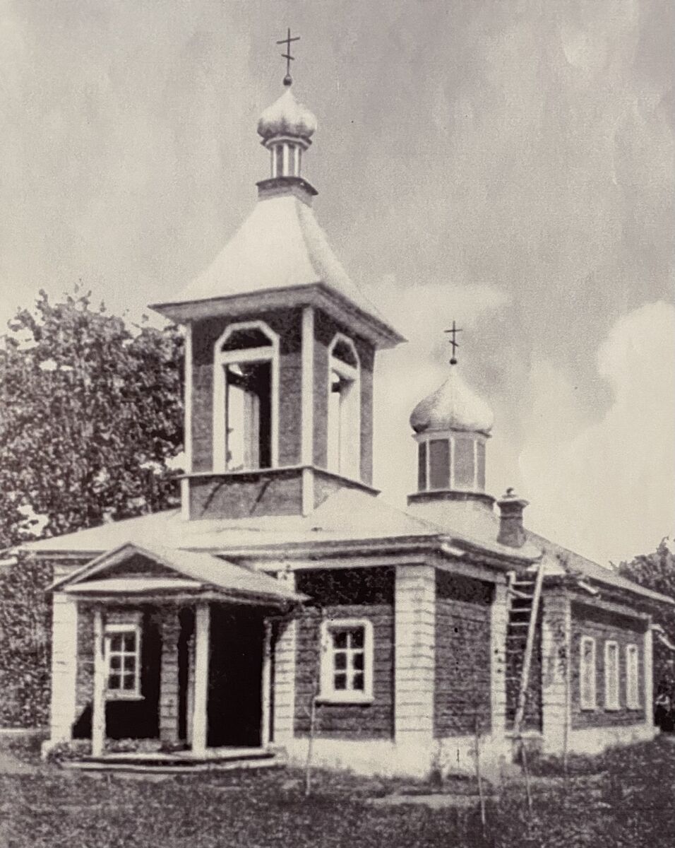 Церковь Николая Чудотворца (старая), Благовещенск (Благовещенск, город, Амурская область). архивная фотография, Фото нач. 20 в. в экспозиции краеведческого музея