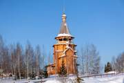 Церковь Сергия Радонежского (новая), , Гремячий ключ, урочище, Сергиево-Посадский городской округ, Московская область