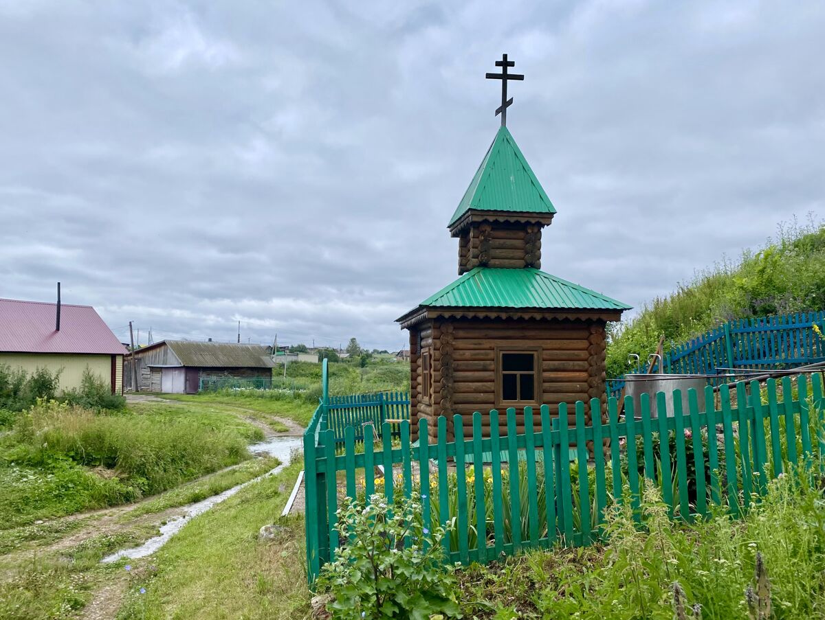 Часовня Иоанна Предтечи, Знаменка (Белебеевский район, Республика Башкортостан). фасады, Вид с востока