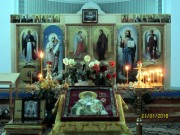 Церковь Спиридона Тримифунтского в Ораниенбауме (новая), Временный иконостас церкви Святителя Спиридона Тримифунтского.<br>, Санкт-Петербург, Санкт-Петербург, Петродворцовый район, г. Санкт-Петербург
