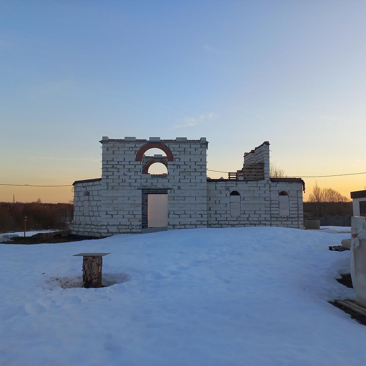 документальные фотографии. Храм-часовня Параскевы Пятницы (строящаяся), Коломино (Раменский район и гг. Бронницы, Жуковский, Московская область)