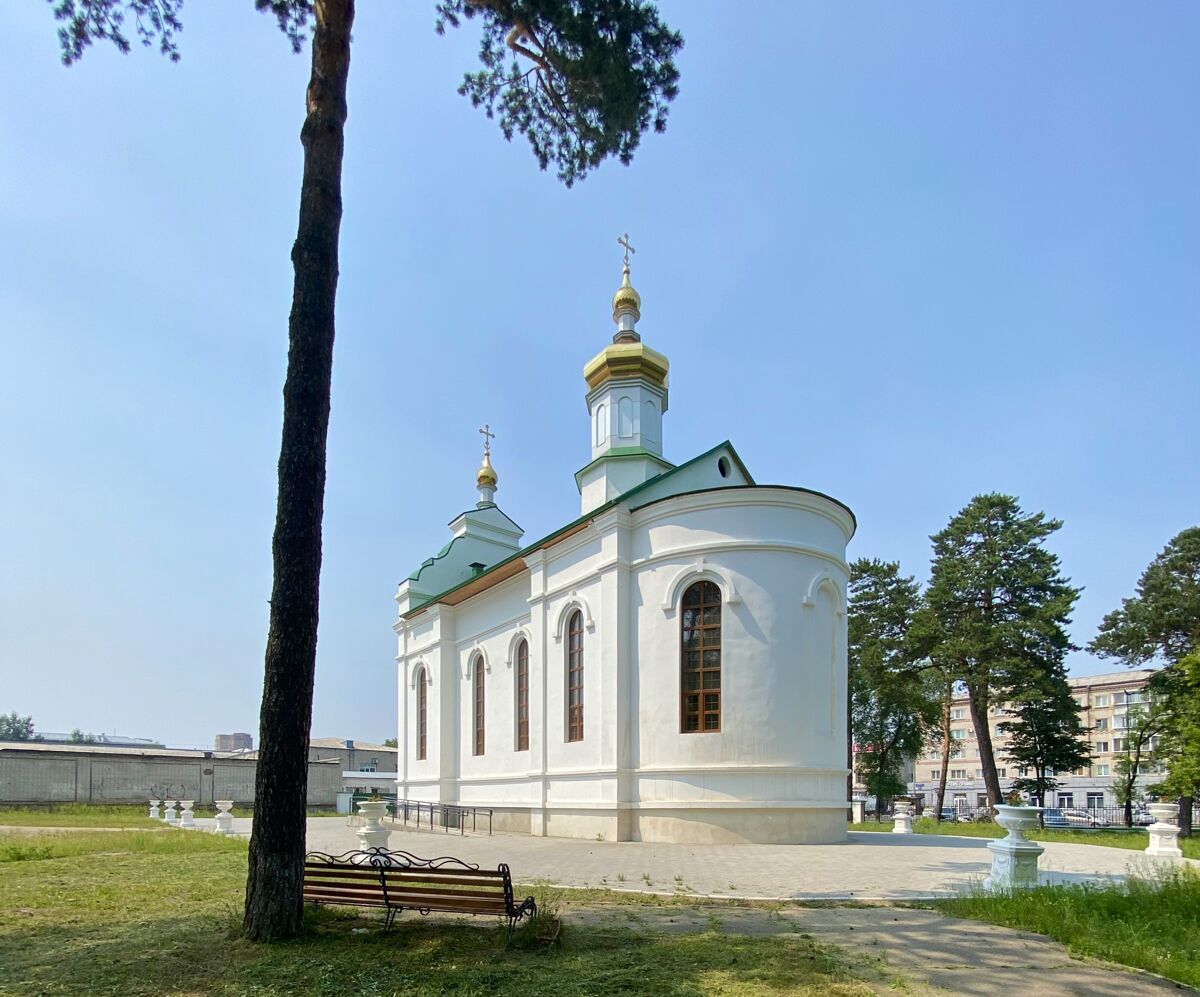 Церковь Албазинской иконы Божией Матери, Благовещенск (Благовещенск, город, Амурская область). фасады, Вид с юго-востока