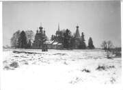 Храмовый комплекс Верхне-Мудьюжского погоста, Из личного архива.  Вид из за р. Мудьюга.<br>, Верховье (Верхняя Мудьюга, Митинская, Ряхковская), Онежский район, Архангельская область