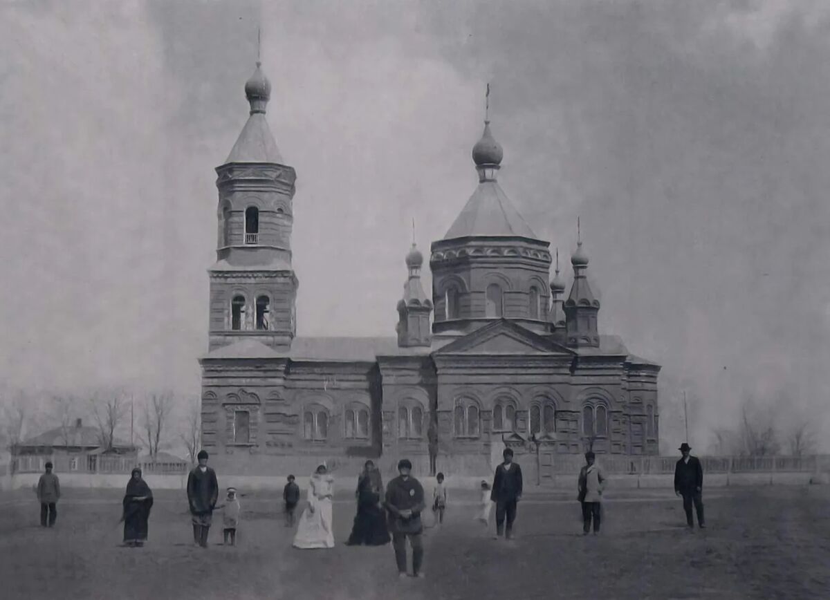 Церковь Троицы Живоначальной, Ейское Укрепление (Щербиновский район, Краснодарский край). архивная фотография, Фото до 1917 г. Группа в Одноклассниках 
