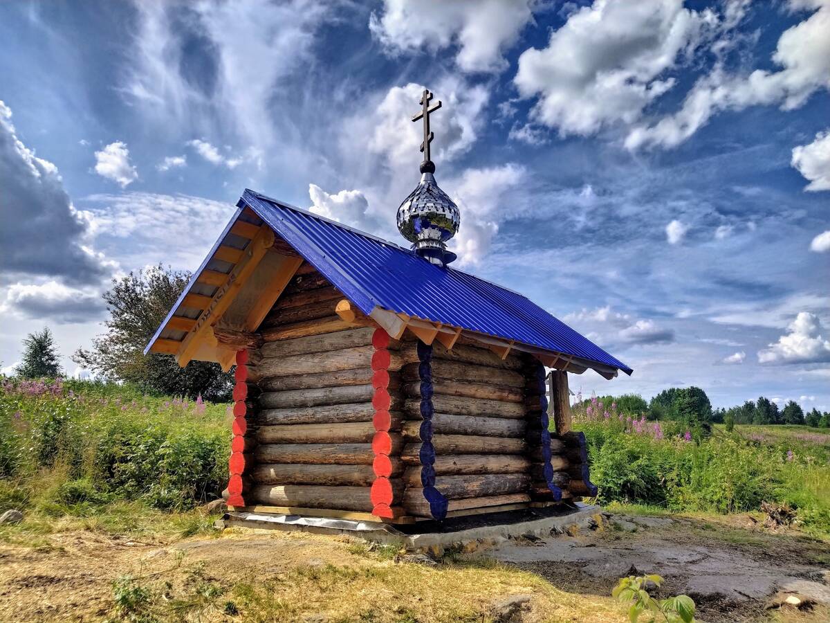 Часовня Спаса Нерукотворного Образа, Пебозеро, урочище (Беломорский район, Республика Карелия). фасады