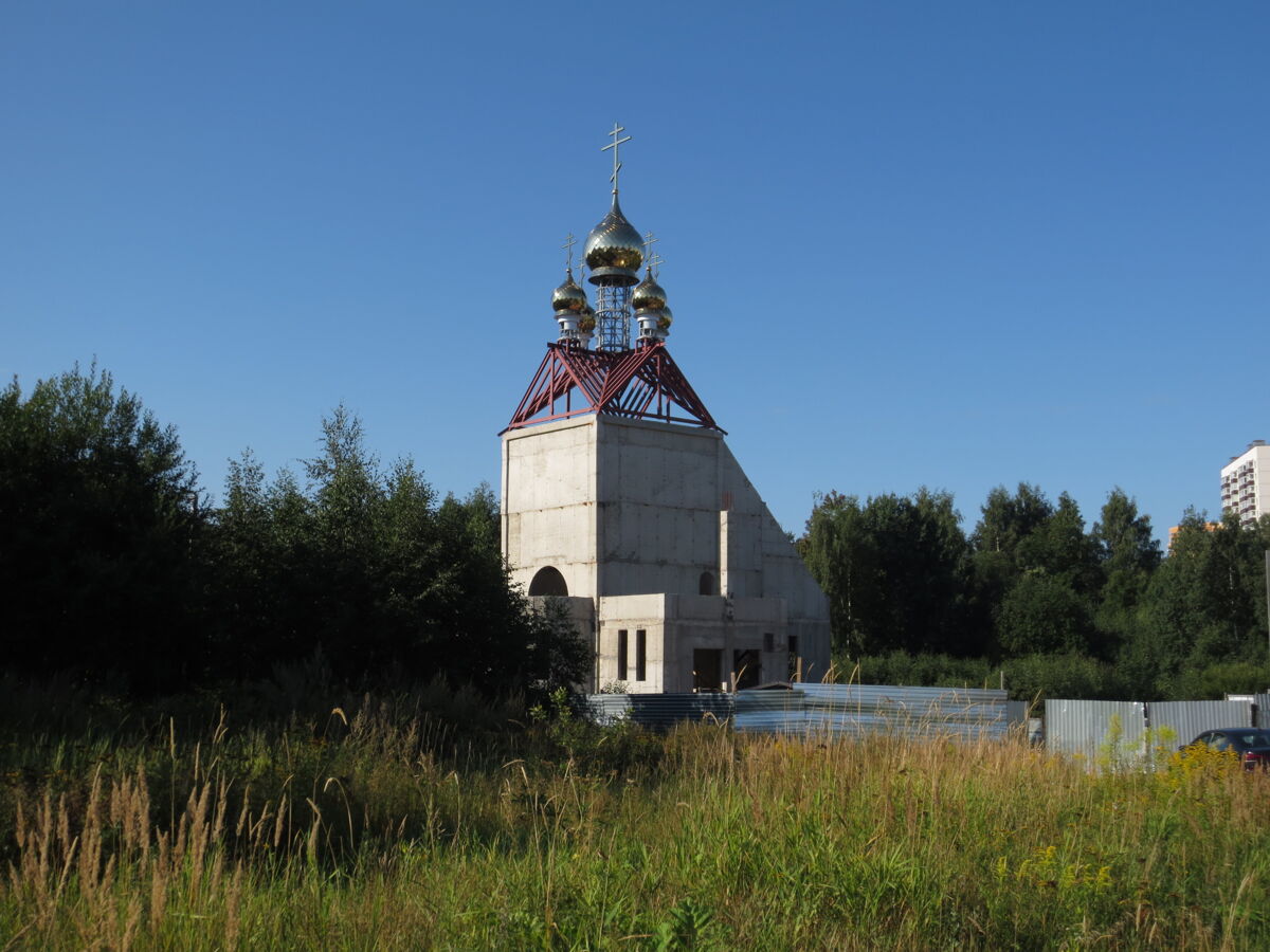 Церковь Ольги равноапостольной (строящаяся), Новое Девяткино (Всеволожский район, Ленинградская область). фасады