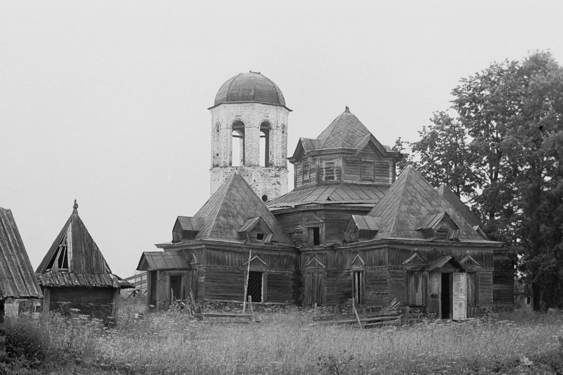 Александро-Ошевенский монастырь. Церковь Покрова Пресвятой Богородицы, Ошевенское (Каргопольский район, Архангельская область). архивная фотография