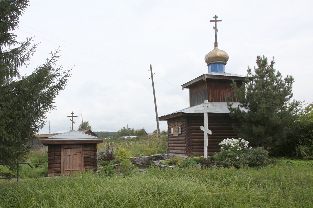 Часовня Воздвижения Креста Господня, Белоярский (Белоярский район (Белоярский ГО и ГО Верхнее Дуброво), Свердловская область). фасады, Общий вид