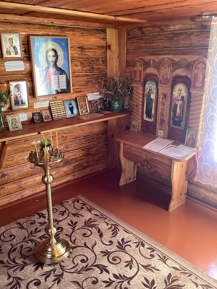 Часовня Николая Чудотворца, Курбулик (Баргузинский район, Республика Бурятия). интерьер и убранство