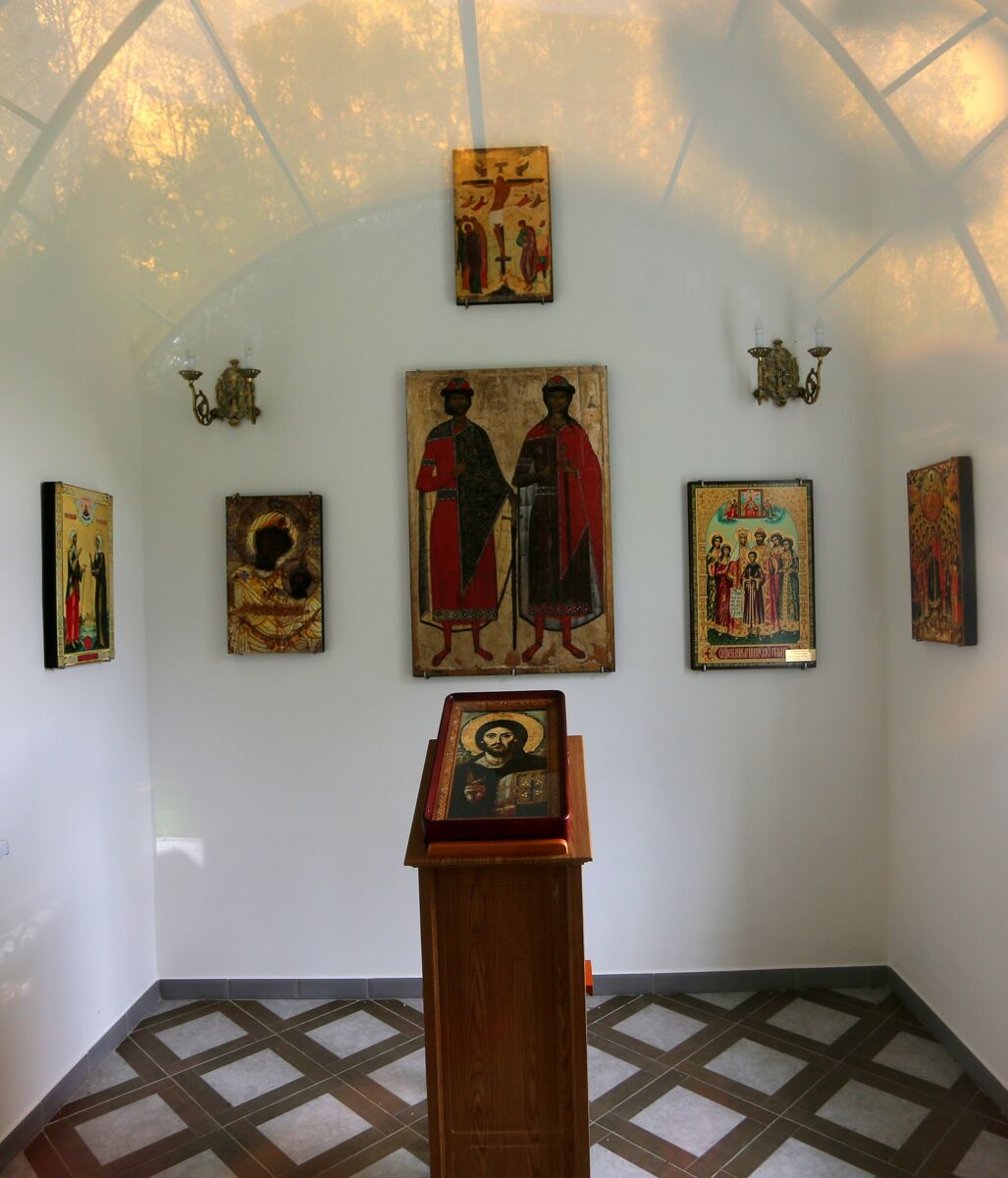 Часовня Бориса и Глеба, Новогуровский (Алексинский район и пос. Новогуровский, Тульская область). интерьер и убранство