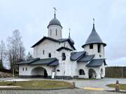 Церковь иконы Божией Матери "Млекопитательница" (каменная), Вид с северо-запада<br>, Околица, Минский район, Беларусь, Минская область