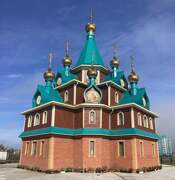 Церковь иконы Божией Матери "Всех скорбящих Радость", Вид с юго-востока<br>, Тайшет, Тайшетский район, Иркутская область