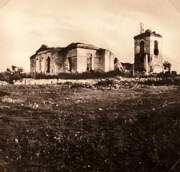 Церковь Михаила Архангела (старая), Фото 1942 г. с аукциона e-bay.de<br>, Семидесятное, Хохольский район, Воронежская область