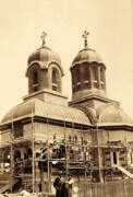 Церковь Илии Пророка, Фото 1931 г. из приходского архива<br>, Костешти, Арджеш, Румыния