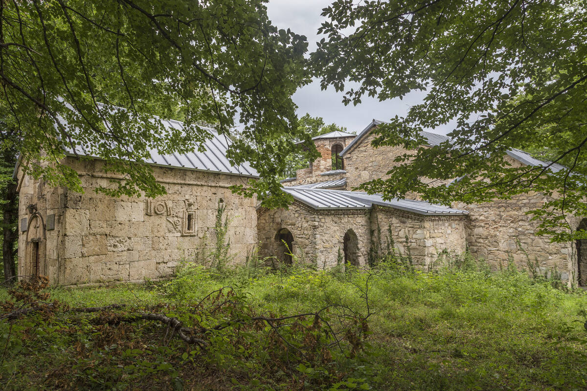 Монастырь Цхракара, Матани (Кахетия, Грузия). фасады