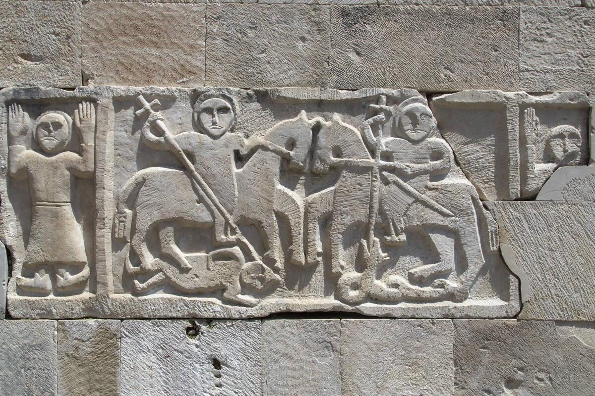 Георгиевский монастырь (Джручи), Мохва (Имеретия, Грузия). архитектурные детали