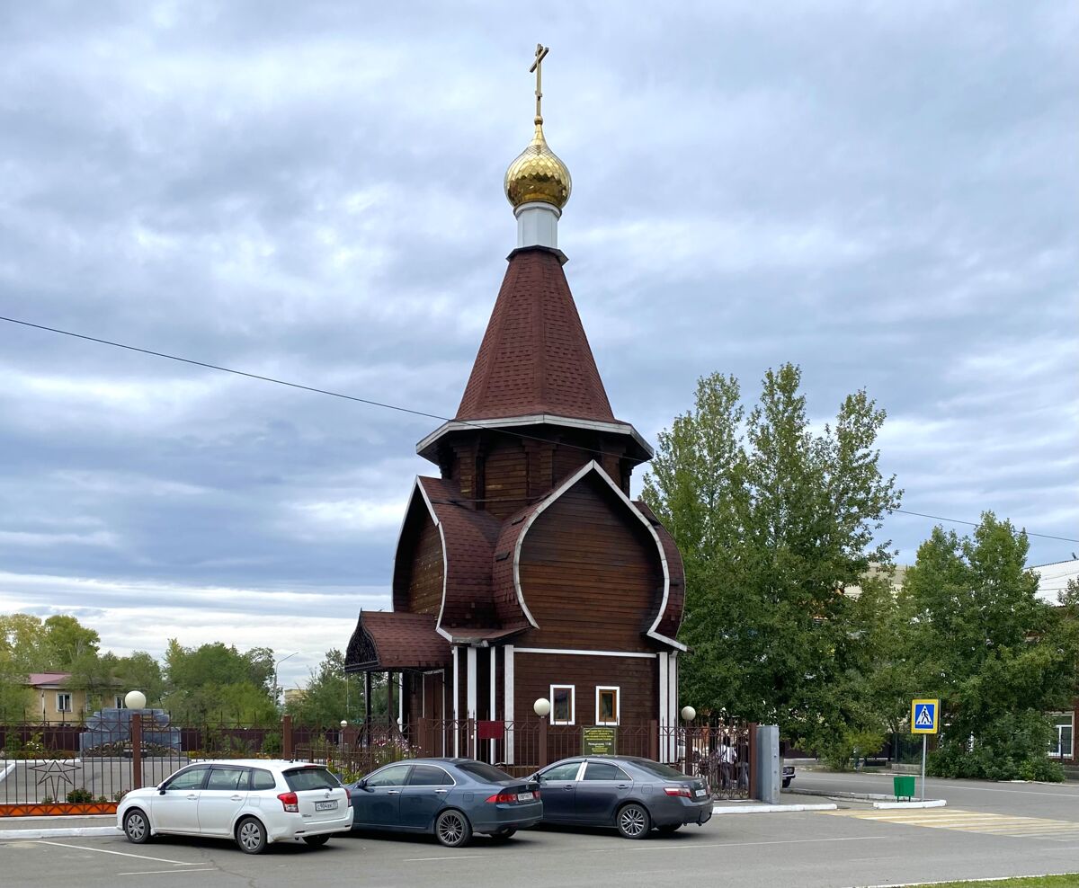 Церковь Георгия Победоносца, Кызыл (Кызыл, город, Республика Тыва). фасады, Вид с юга