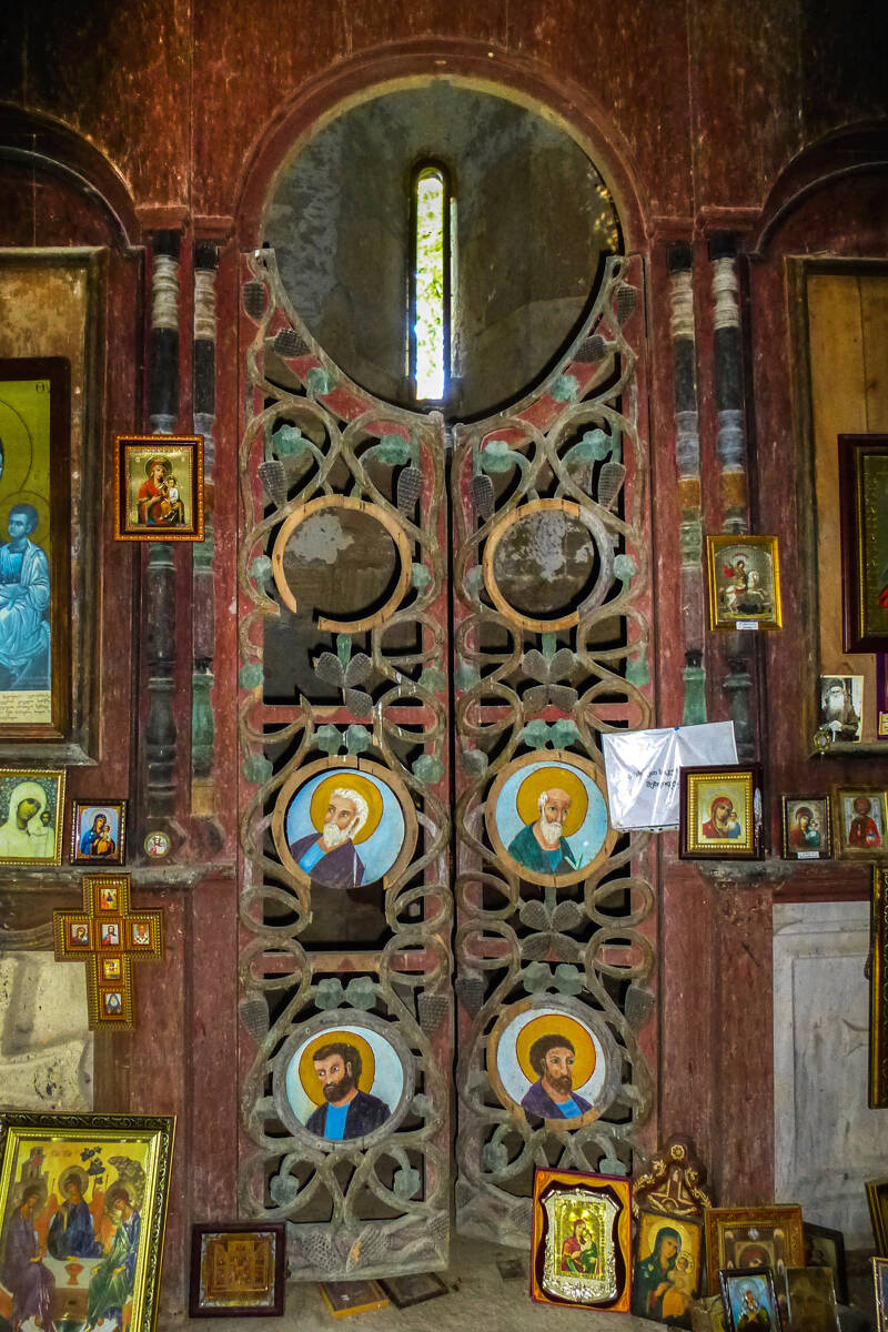 Церковь Богородицы, Это-Эхвеви (Имеретия, Грузия). интерьер и убранство