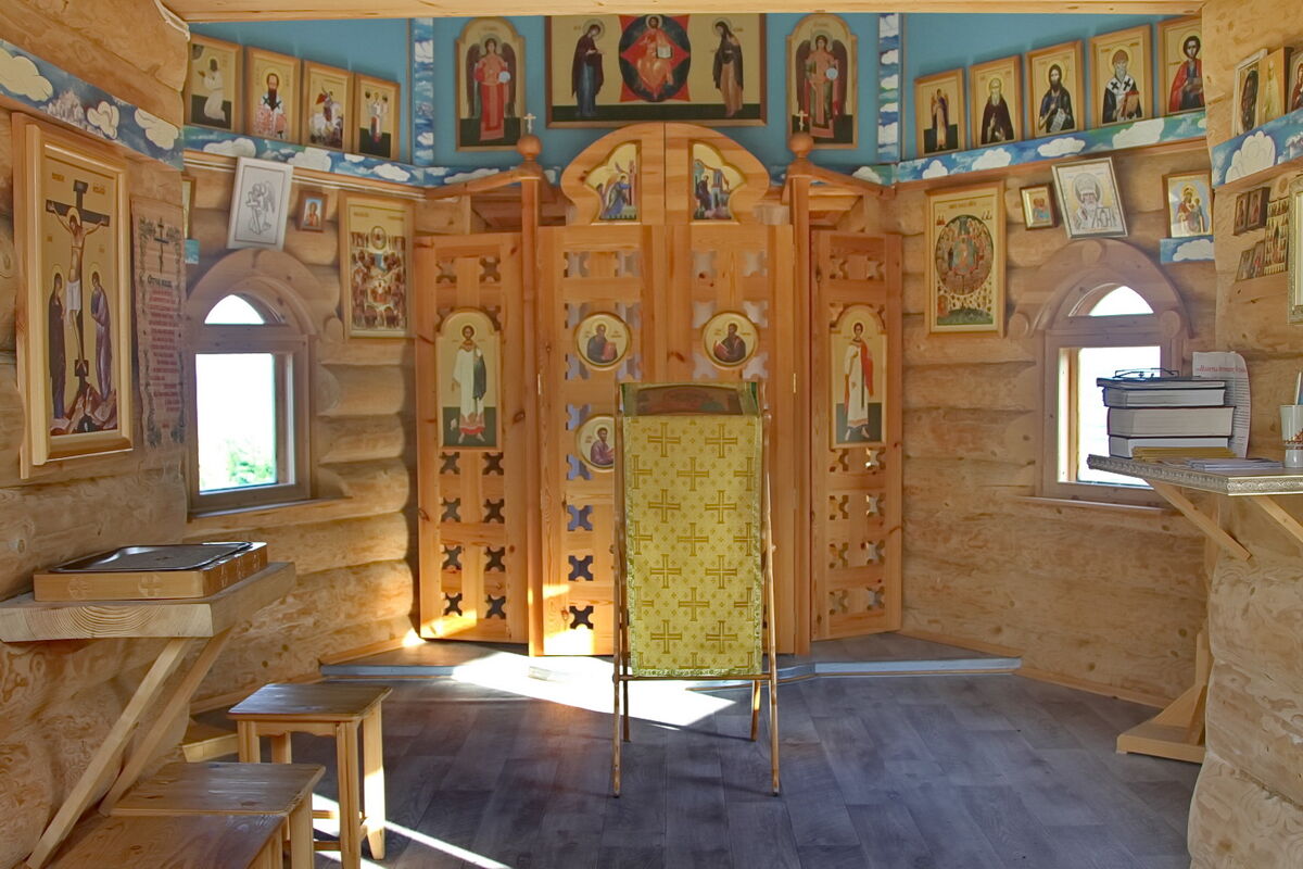 Церковь Казанской иконы Божией Матери, Тамбицы (Медвежьегорский район, Республика Карелия). интерьер и убранство