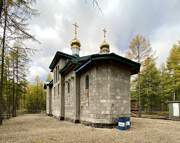 Церковь Рождества Христова (новая), Вид с востока<br>, Уптар, Магадан, город, Магаданская область