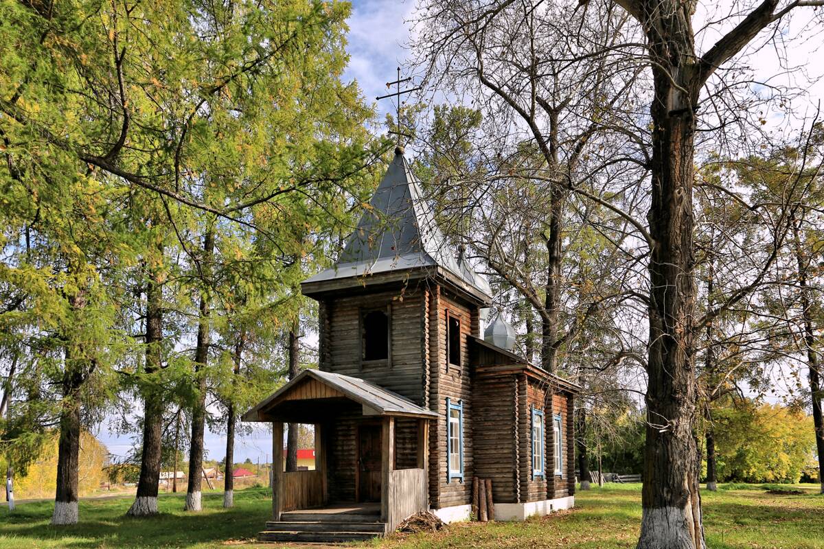 Церковь Воскресения Христова, Завьялово (Знаменский район, Омская область). фасады